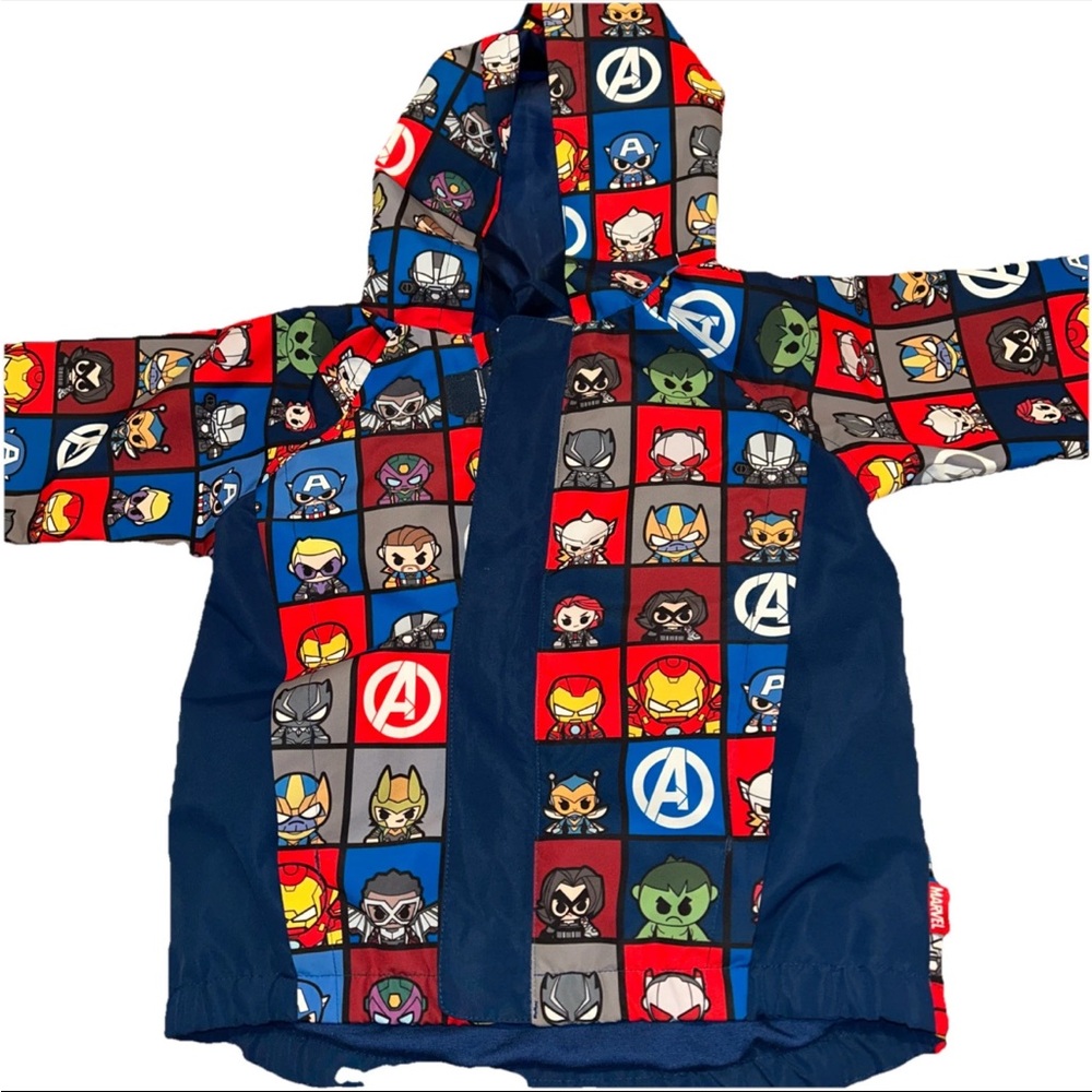 Marvel Avengers Packable US 4 Jacket Coat Backpack Disney Store
